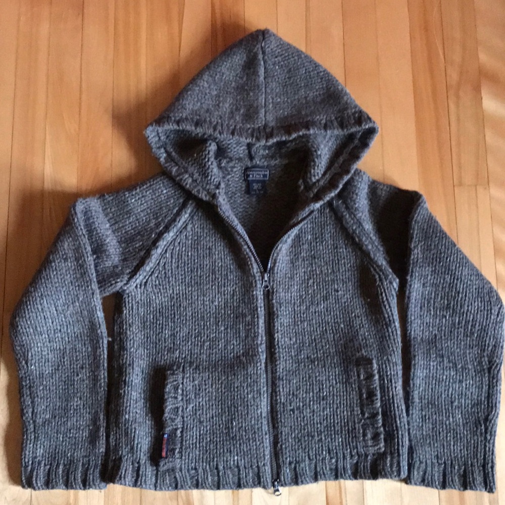 Zip Up Wool Sweater